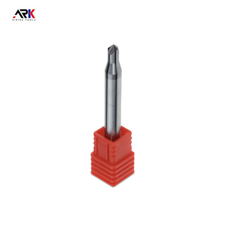 Altı adet paslanmaz çelik parlak freze bıçağı